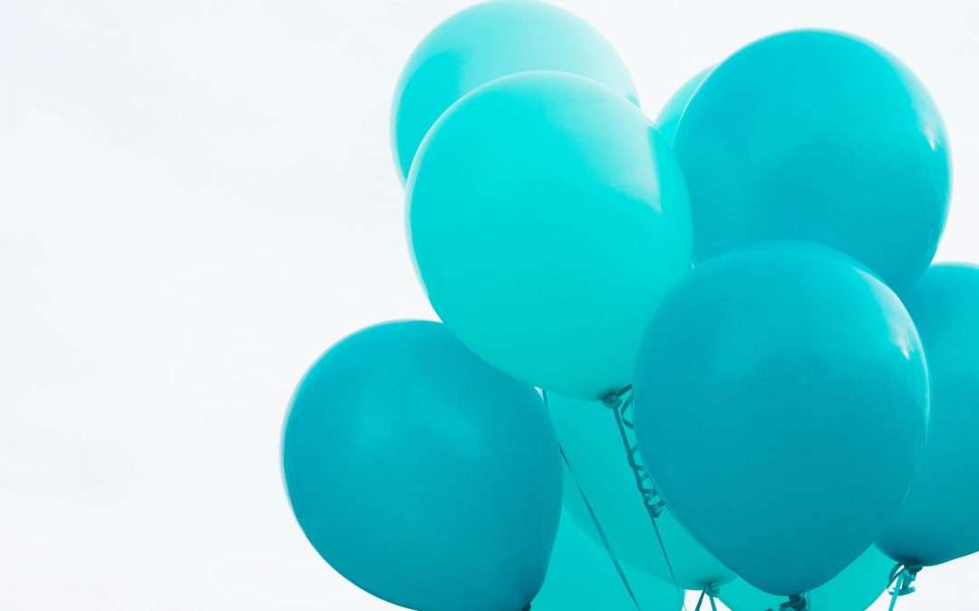 Glück und die Suche nach Luftballons